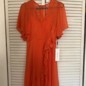 Brand new Orange Calvin Klein dress